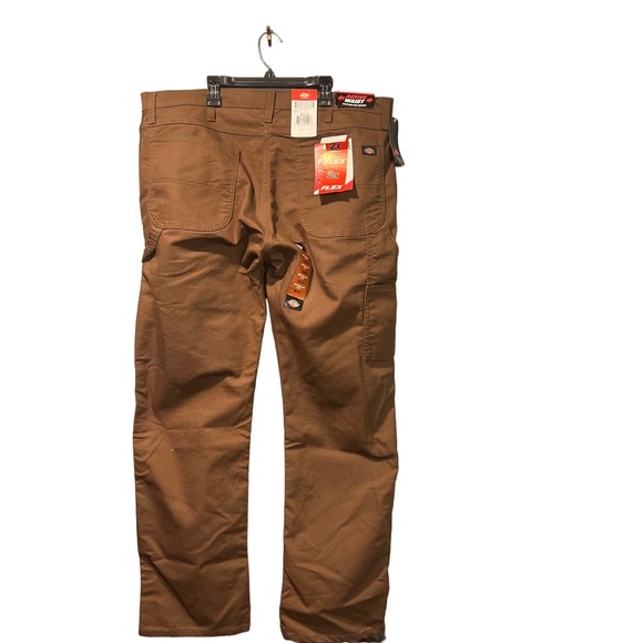 * Men’s Brown Dickie’s Active Waist  Flex Regular Fit Jeans - Picture 2 of 5